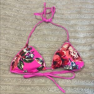 Maaji Reversible Floral Pink Bikini Top